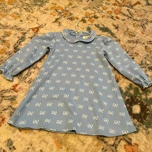 TBBC blue bow dress